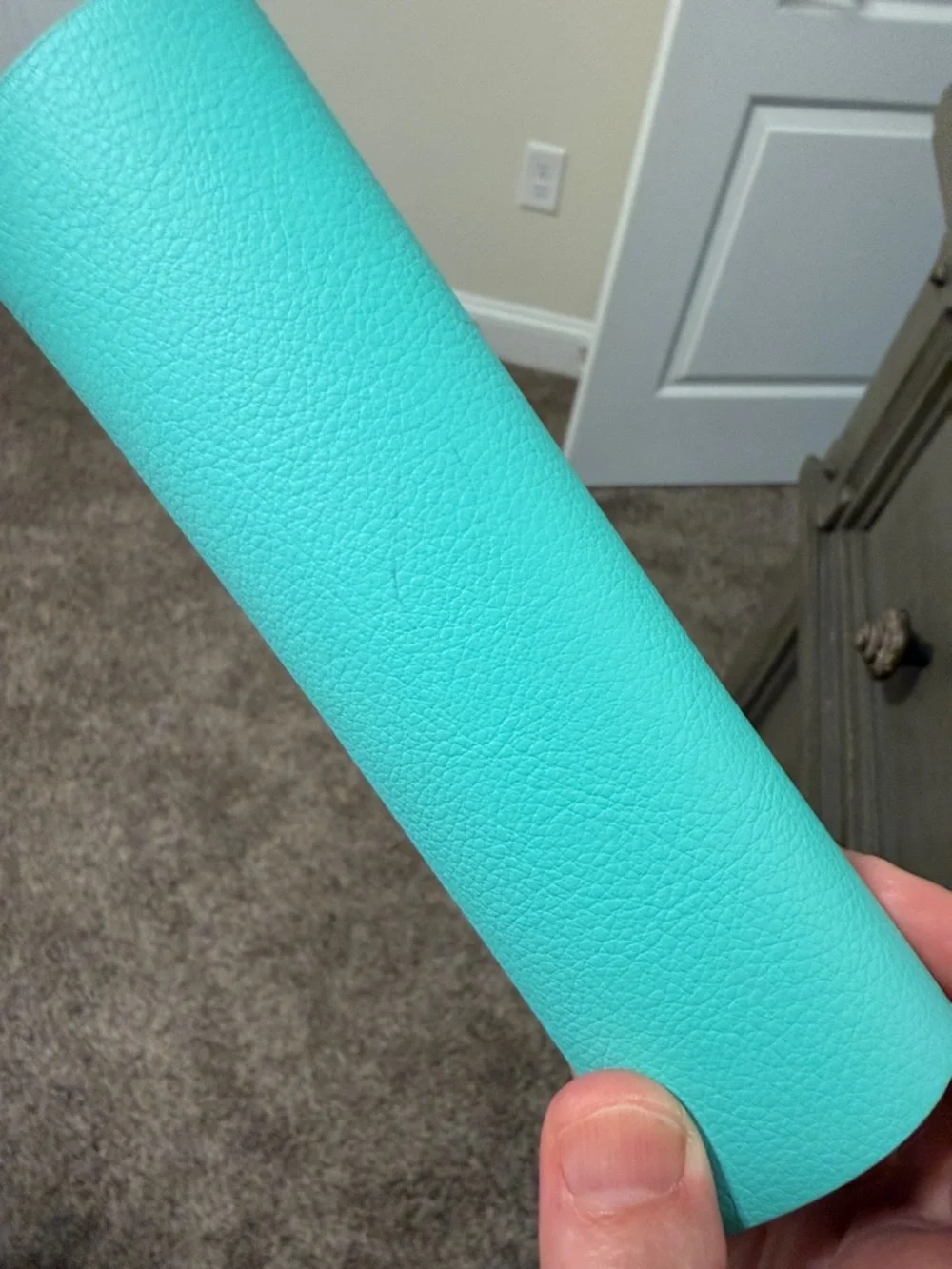 Tiffany & Co. Authentic Women’s Eyeglass Case / Blue Leather / Good Condition